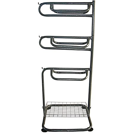 3-Tier Saddle Rack with Accessory Basket
