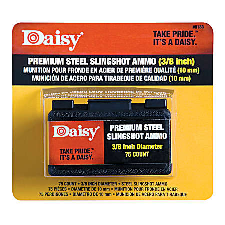 0.375 in Steel Slingshot Ammo - 75 Ct