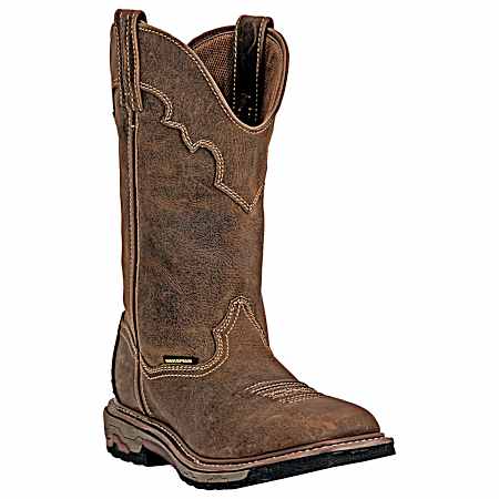 Men's Blayde Distressed Waterproof Steel Toe Boots