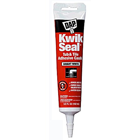 Kwik Seal Bright White Kitchen & Bath Adhesive Caulk