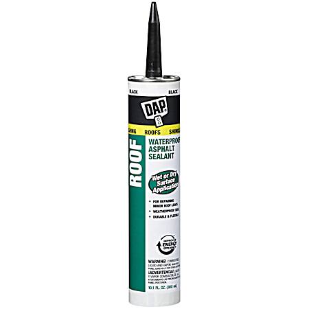 10.1 fl oz Black Waterproof Asphalt Roof Filler & Sealant