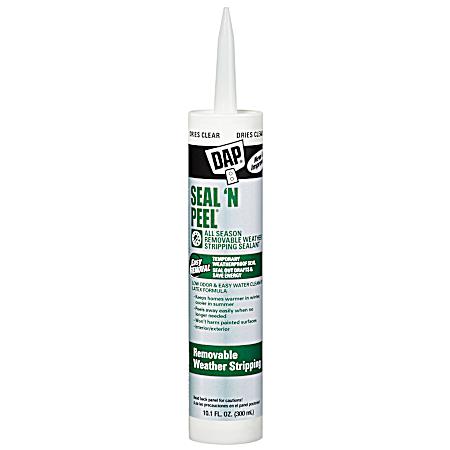 Clear Seal 'N Peel Weatherstrip Caulk