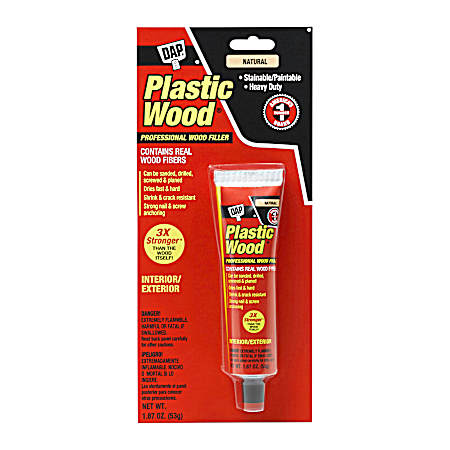 1.87 oz Plastic Wood Natural Professional Wood Filler Squeeze Tube