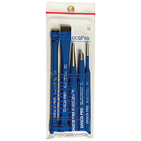 5 Pc. Punch/Chisel Kit