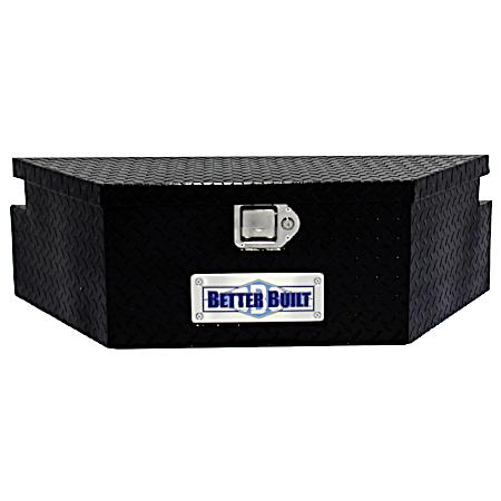 Black Wide V-Shaped Utility Trailer Tongue Tool Box