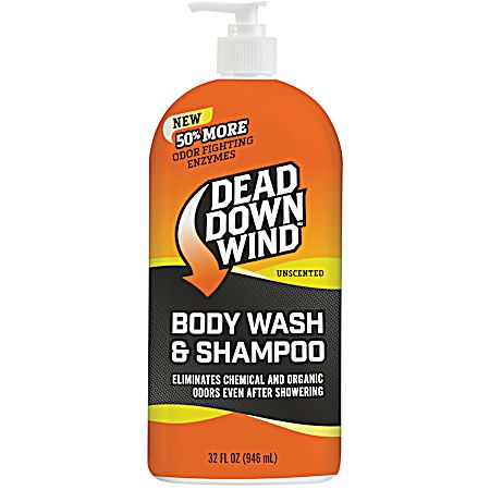 32 oz Body Wash and Shampoo w/Pump