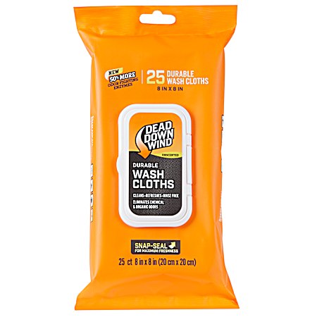 Field Wash Cloths - 25 Ct
