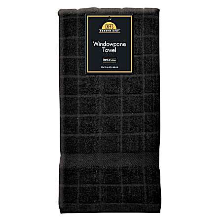 Solid Windowpane Dish Towel