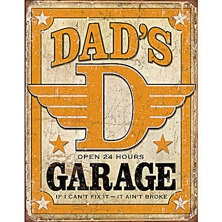 Dad's Garage Tin Sign
