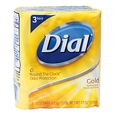 Gold Antibacterial Deodorant Soap - 3 Pk.