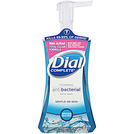 7.5 oz Foaming Antibacterial Spring Water Hand Wash