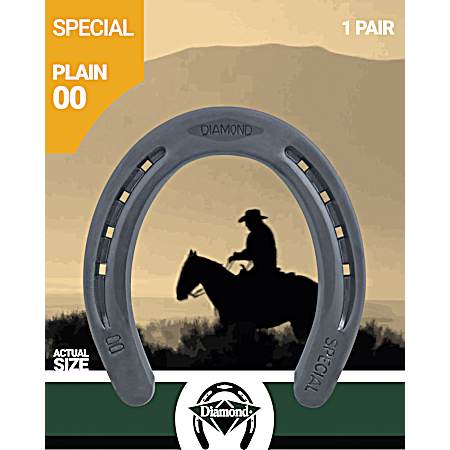 Special Plain Size 00 Horseshoe - 2 Pk