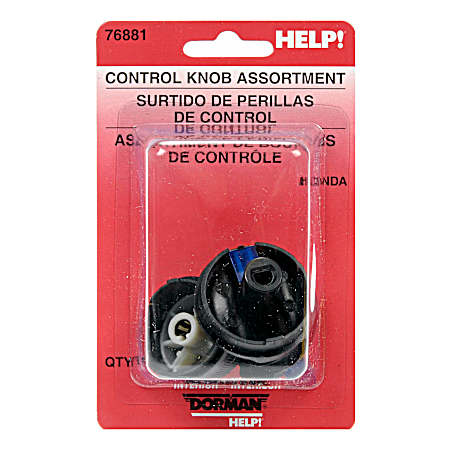Temperature Control Knob Assortment - 3 Pc