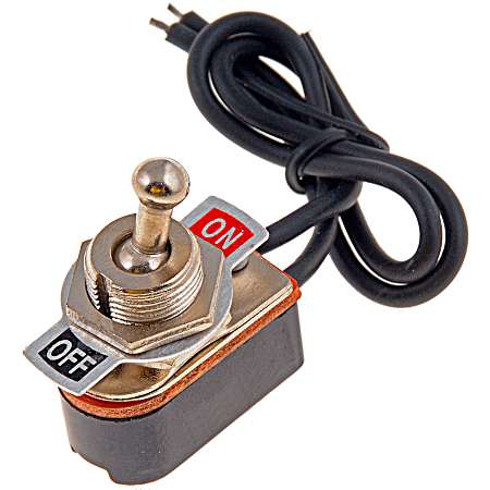 6 Amp Pre-Wired Metal Electrical Toggle Switch