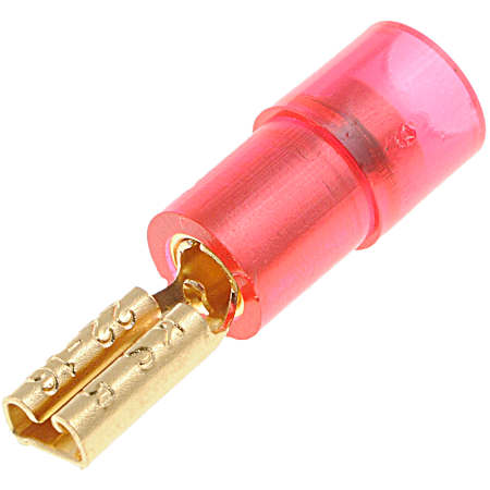 10 pc Red 22-18 Gauge Female Audio Disconnect, .110 In