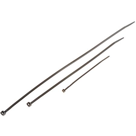 4,8,11 In. Black Wire Ties