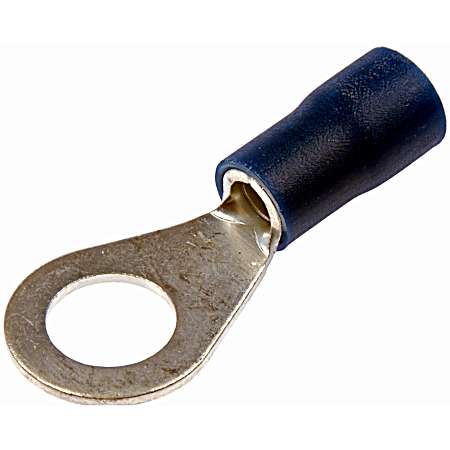 2 pc Ring Terminals - 6 Gauge 1/2 In.