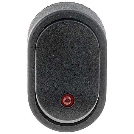 Oval Style LED Glow Rocker Electrical Switch