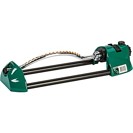 ColorStorm Green Oscillating Sprinkler