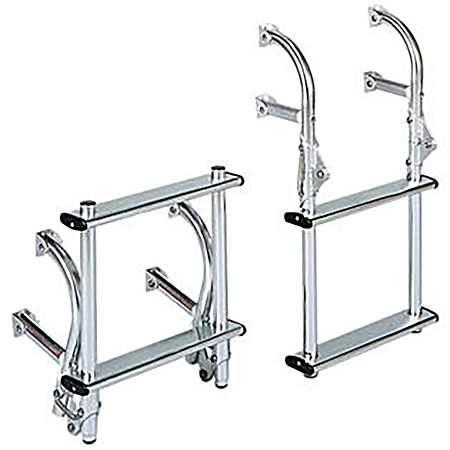 2-Step Universal Mount Folding Boat Ladder