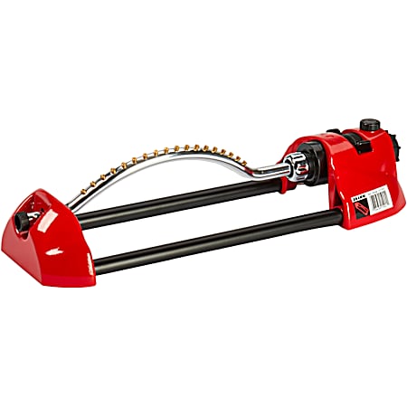 ColorStorm Red Oscillating Sprinkler