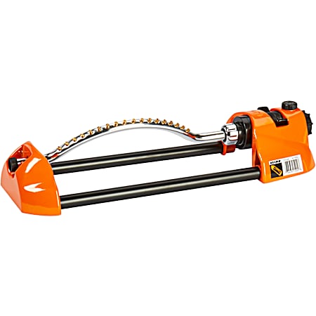 ColorStorm Orange Oscillating Sprinkler