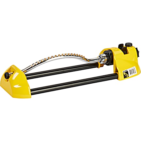 ColorStorm Yellow Oscillating Sprinkler