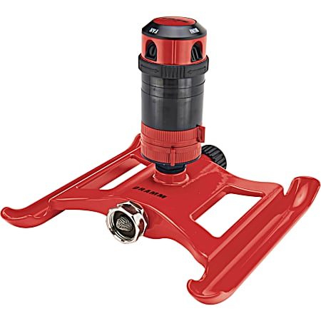 Red 4-Pattern Gear Sprinkler