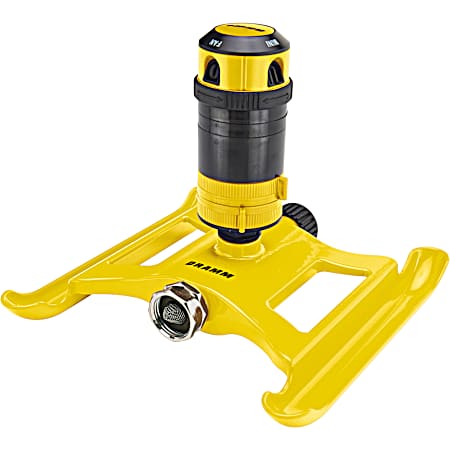 Yellow 4-Pattern Gear Sprinkler