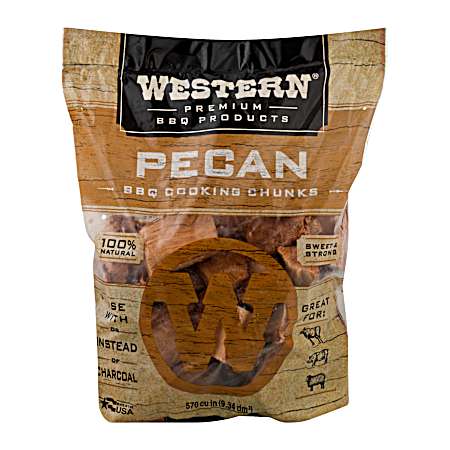 570 cu in Pecan BBQ Cooking Chunks