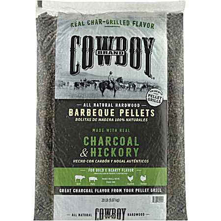 20 lb Charcoal & Hickory Barbeque Pellets