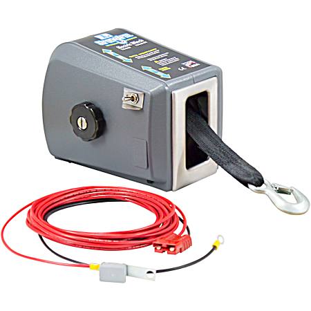 1,500 lb Brushed Stainless Multi-Purpose Electric Winch