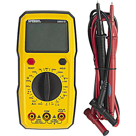 8-Function Manual Ranging Digital Multimeter