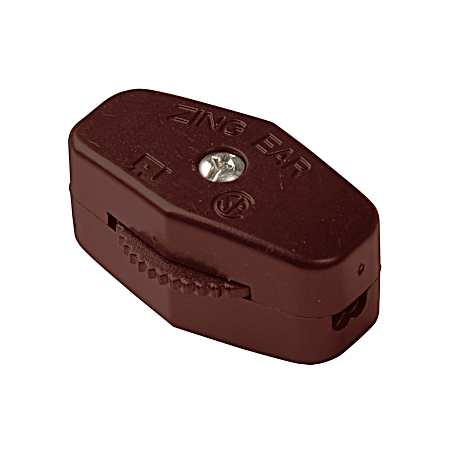 SPST Brown Heavy-Duty Cord Switch
