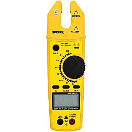 Open Jaw Digital Clamp Meter