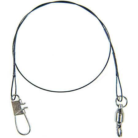 Lazer Sharp Steel Leader with Ball Bearing Swivel