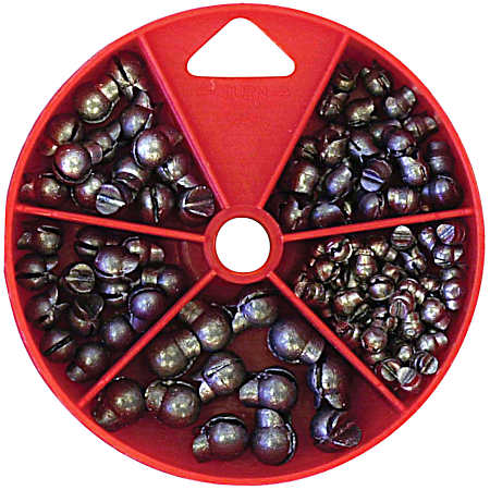 124-Piece Removable Split Shot Sinker - Assorted