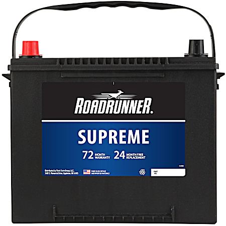 Supreme Automotive Battery - Group 24, 650 CCA