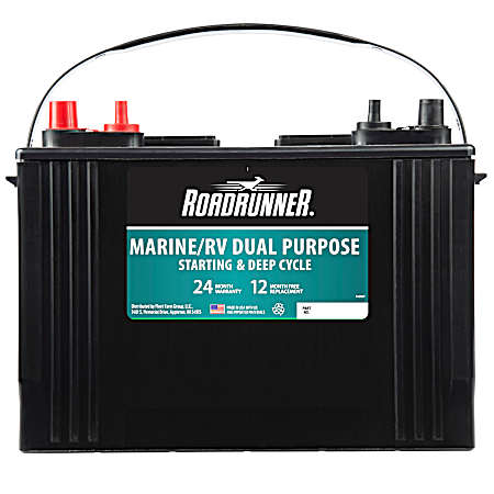 Marine / RV Dual Purpose Battery - Group 27, 650 CCA