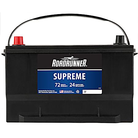 Road Runner Supreme Power Battery Grp 65 72 Mo 850 CCA