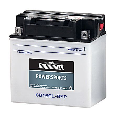 Low Maint / H-P Grp 16 12 Mo Dry Power Sport Battery