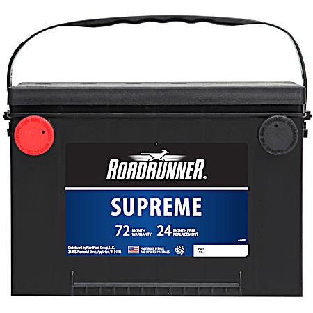 Road Runner Supreme Power Battery Grp 78 72 Mo 800 CCA