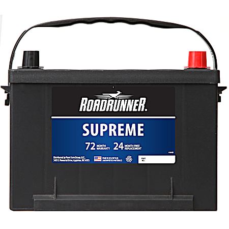 Road Runner Supreme Power Battery Grp 58r 72 Mo 580 CCA