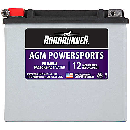 Premium Grp 16 12 Mo Power Sport Battery