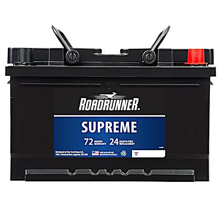 Road Runner Supreme Power Battery Grp 40r 72 Mo 650 CCA