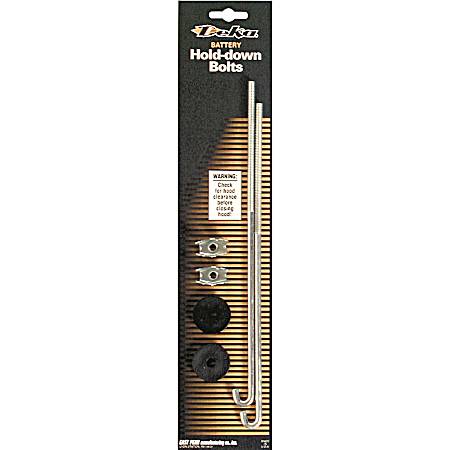 8 in x 0.25 in Battery Hold Down J Bolts