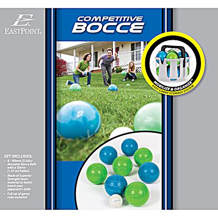 90mm Competitive Resin Bocce Set w/ Carry Caddy