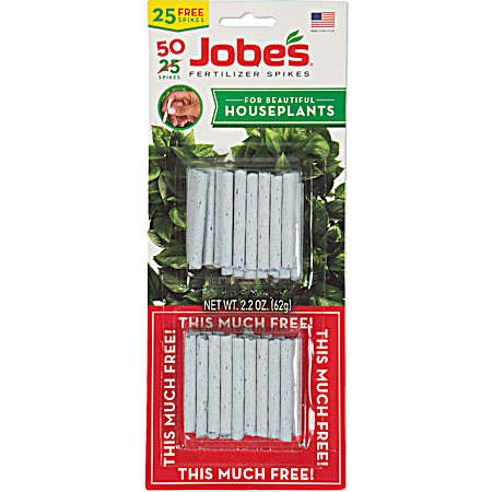 Houseplant Fertilizer Spikes - 50 Pk