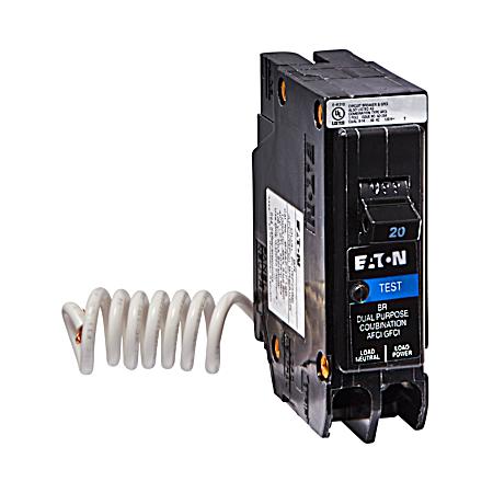 BR Arc Fault/Ground Fault Circuit Breaker Clam Shell - BRAFGF120CS