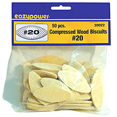 Compressed Wood Biscuits - 50 Pc